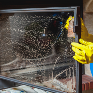 Fireplace Cleaning Tips - Pittsburgh PA - Advance Chimney Specialists glass
