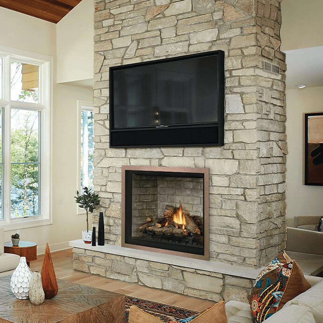 Gas fireplace installation in Morgantown WV & Brookhaven PA
