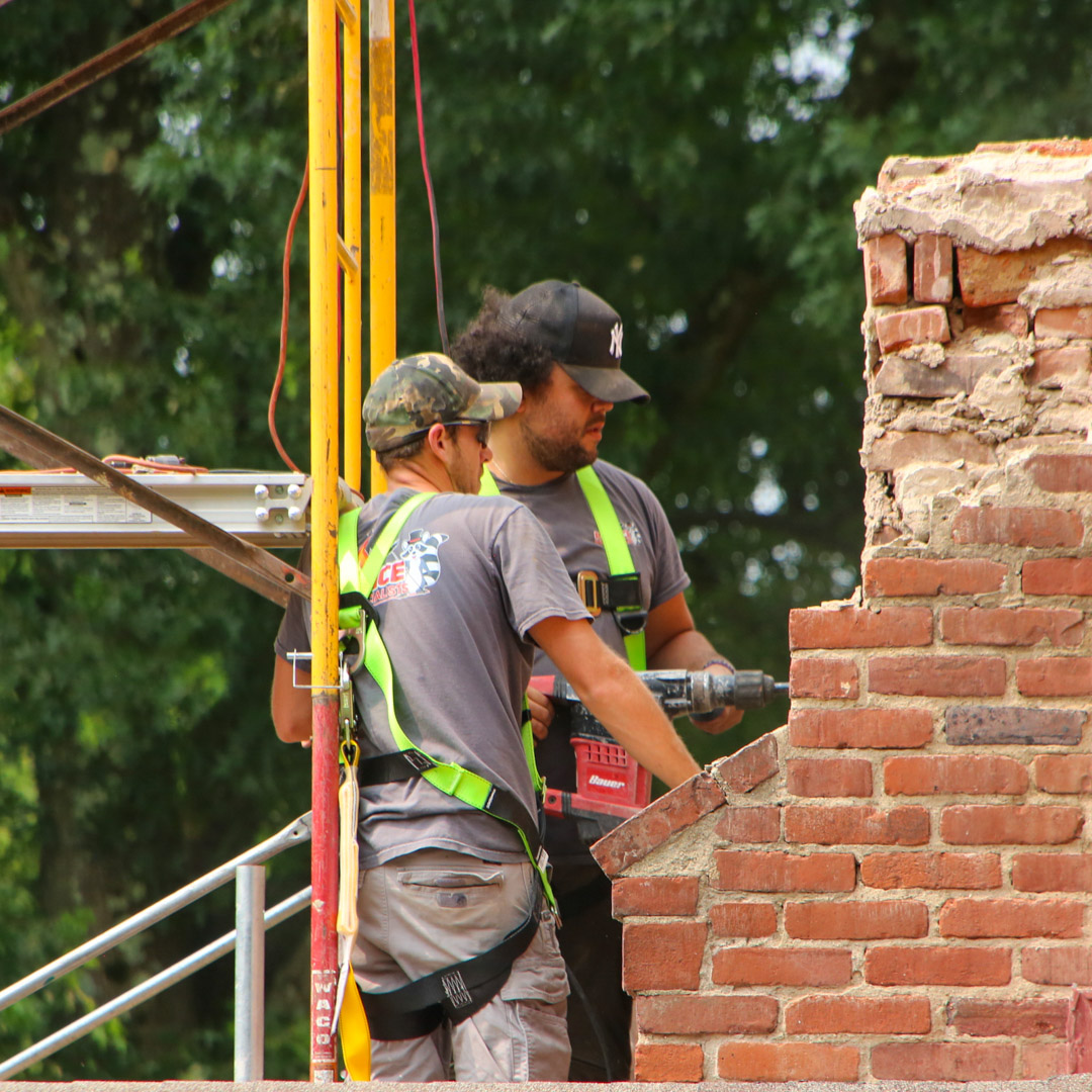 chimney masonry repair in McMurray, PA