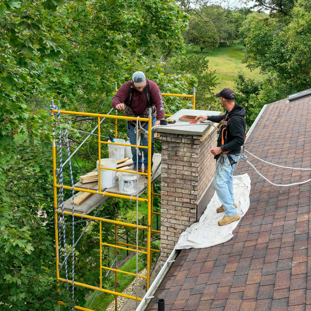 chimney crown repair in Venetia, PA