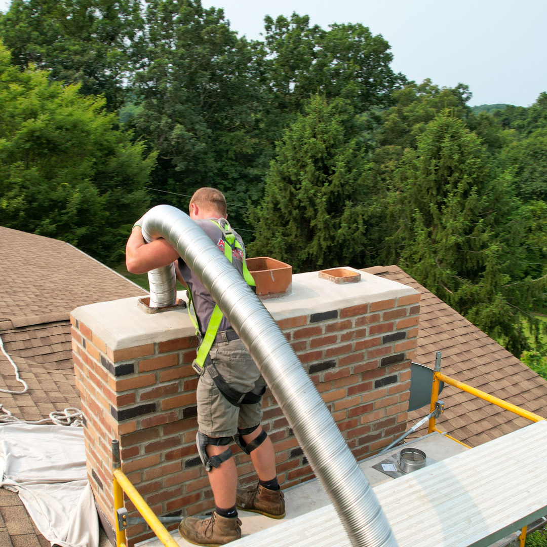 chimney lining in Pittsburgh, PA