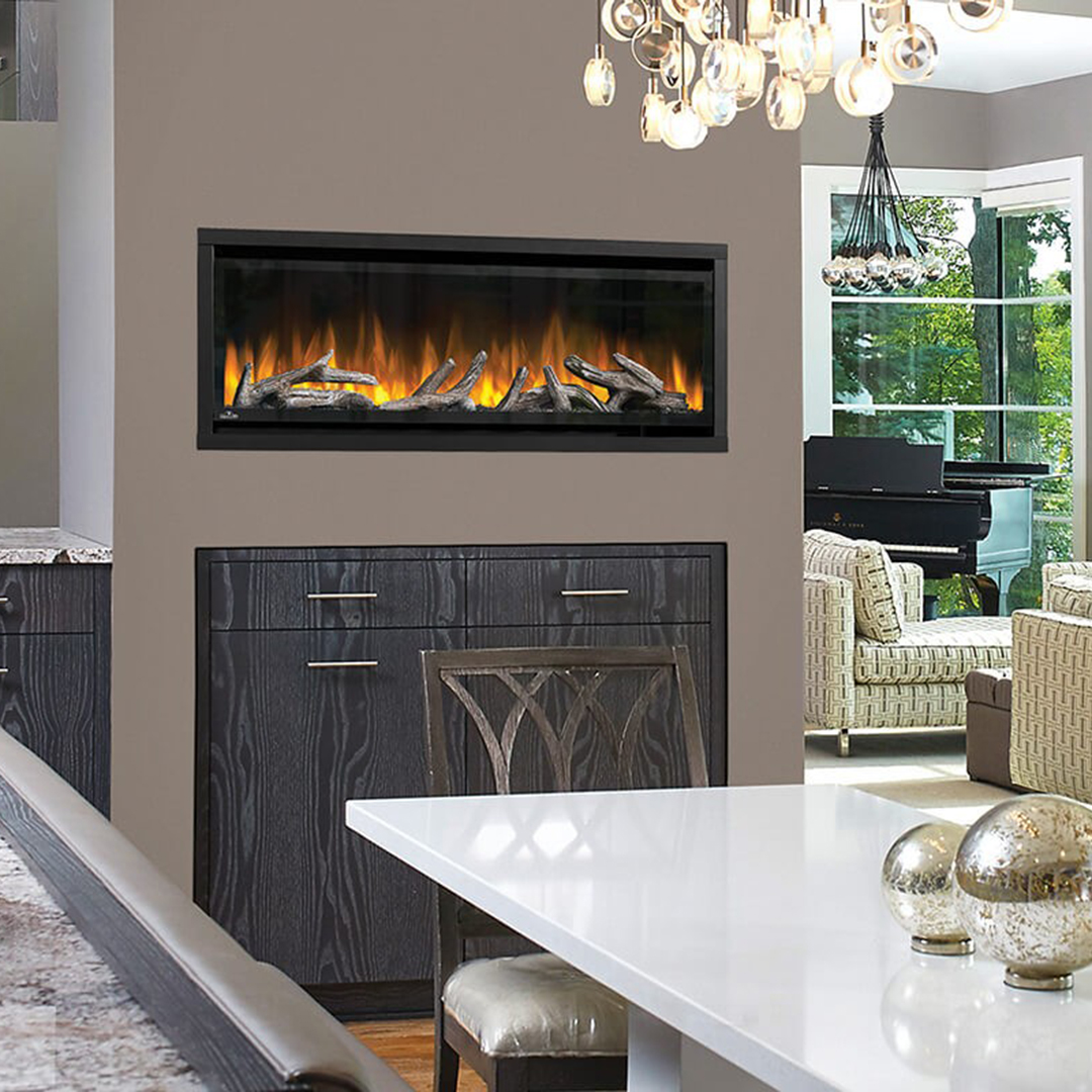 electric linear fireplace installation in Lebanon PA