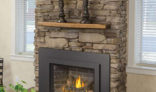 Gas Fireplace Insert installation by Advance Chimney Sweeps