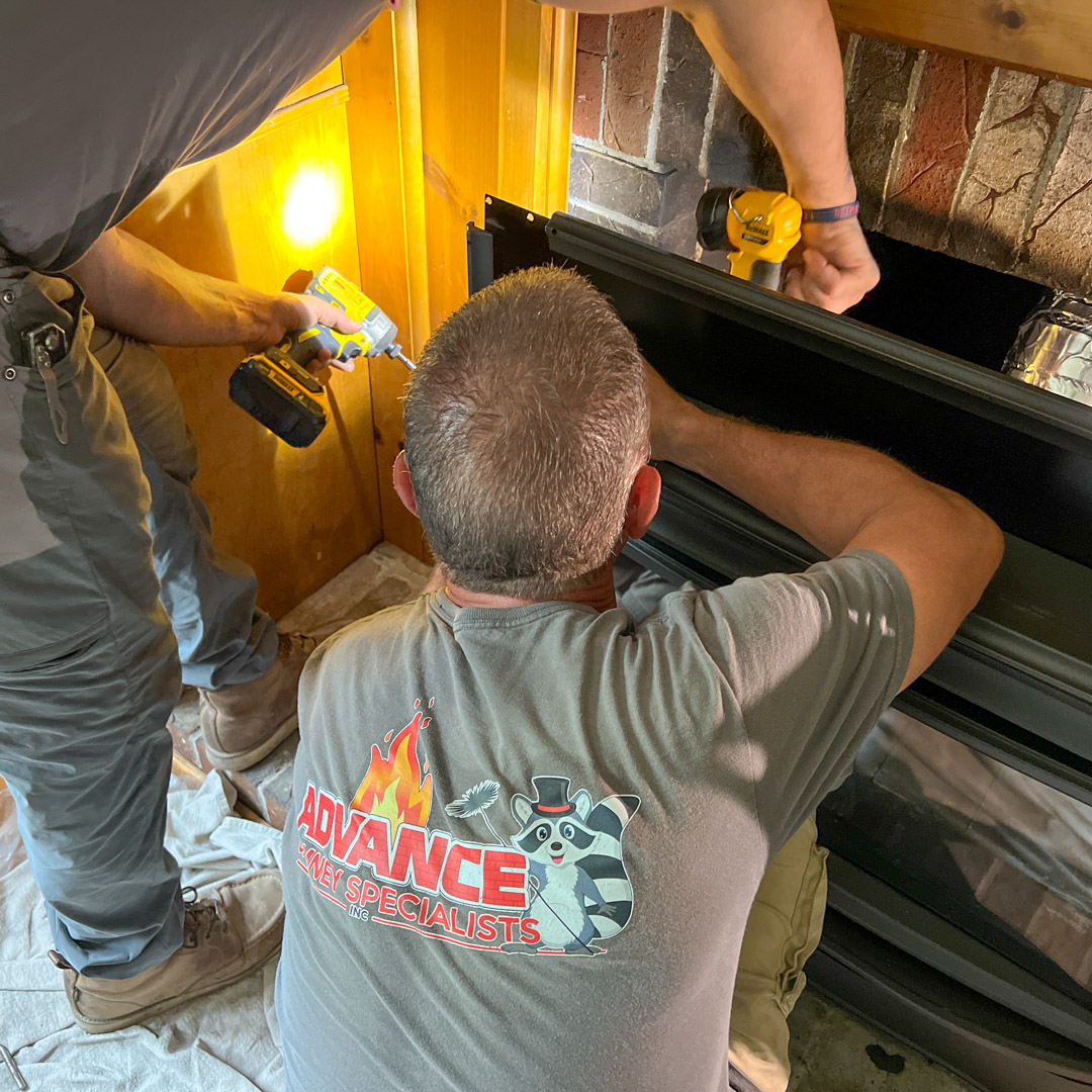 Advance Chimney Sweeps services and installs fireplaces in the Pittsburgh Region