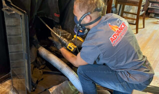 Advance Chimney Sweep services the Greater Pittsburgh region and surrounding communities with chimney and fireplace services.