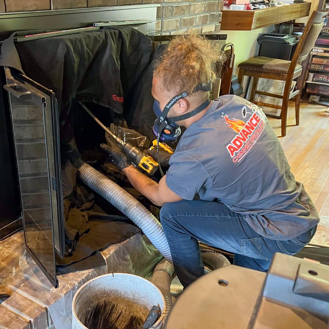 Advance Chimney Sweep services the Greater Pittsburgh region and surrounding communities with chimney and fireplace services.