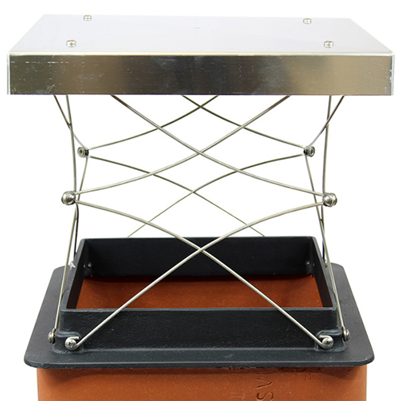 The Top Damper installation from Advance Chimney Sweep in Pittsburgh PA